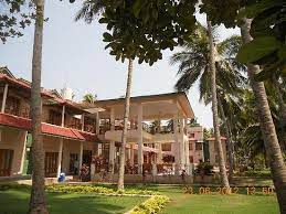 Haritha Coconut Country Resort by the Godavari backwaters with coconut trees at Dindi