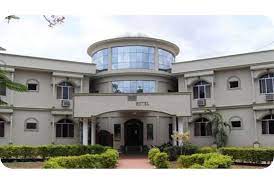 Front view of Haritha Hotel building at Dwaraka Tirumala
