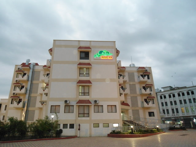 Haritha Indur Inn building opposite Nizamabad railway station