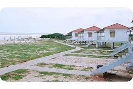 Haritha Beach Resort at Suryalanka with the beach and sea in front