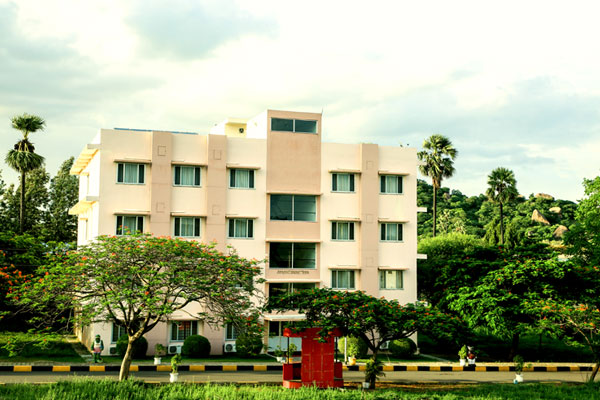 Greens Inn economy hotel building near Ramoji Film City, Hyderabad