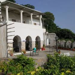 Haritha Heritage Hotel rooms beside the old walls of Medak Fort
