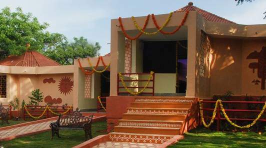 Haritha Lake Resort cottages and lawns near Shamirpet Lake