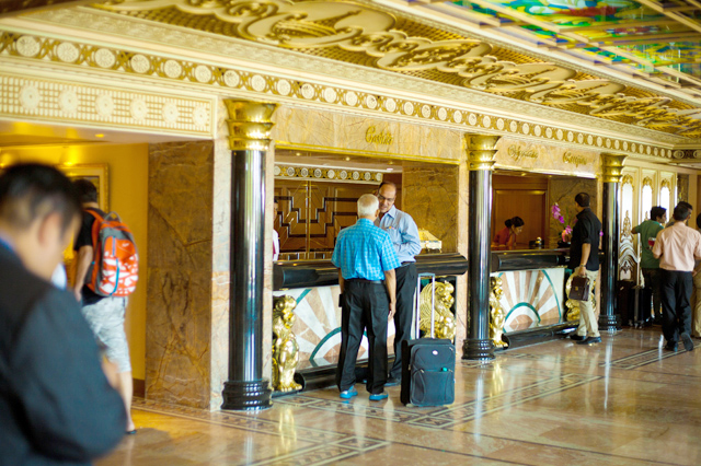 Heritage-style hotel with gardens and a film-studio gateway, happy family, Ramoji Film City hotels