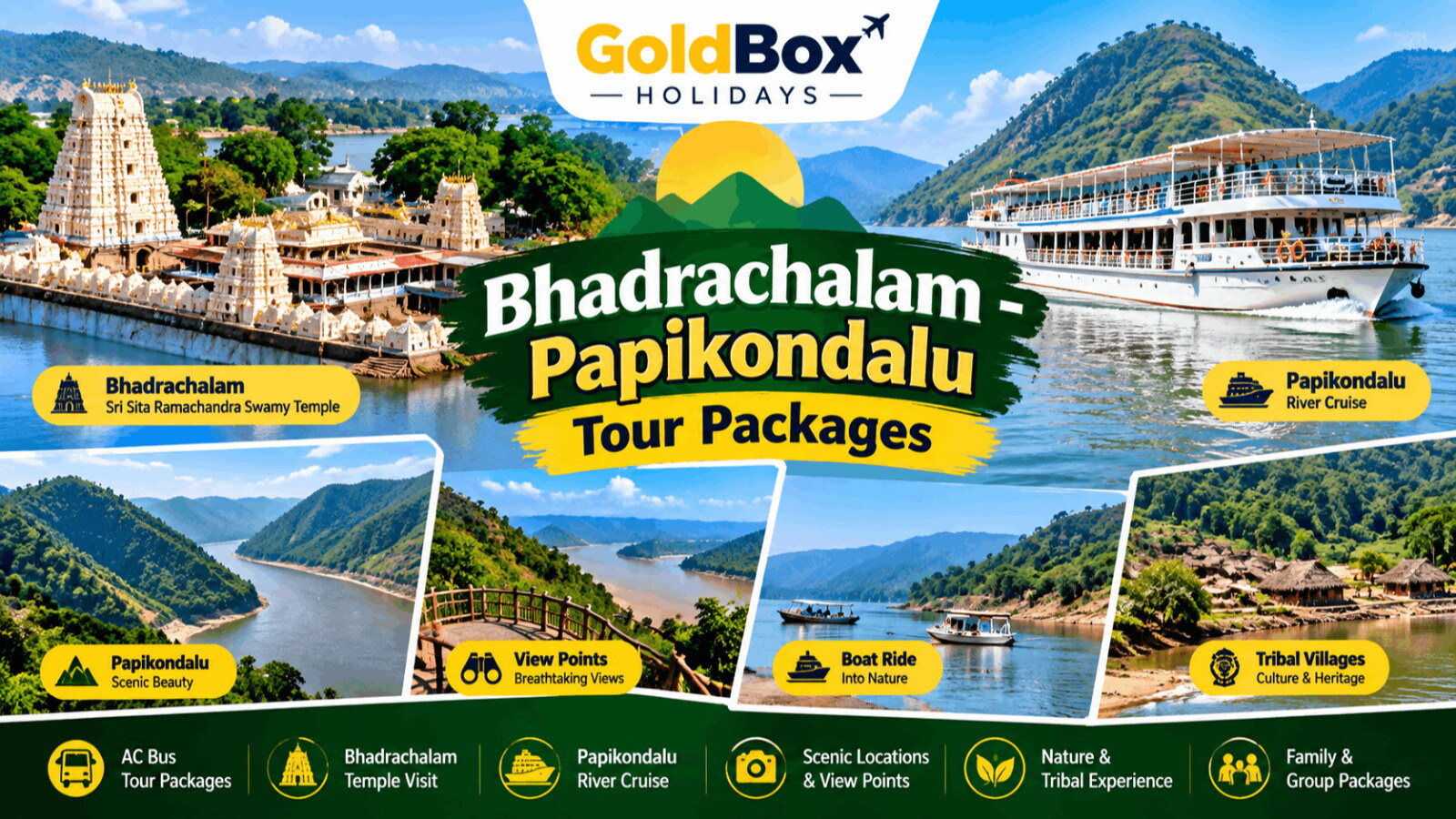 Bhadrachalam Papikondalu Tour Packages