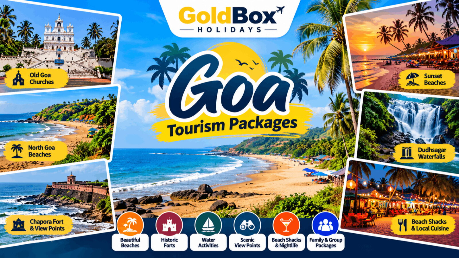 Goa Tour Packages - Beaches & Old Goa
