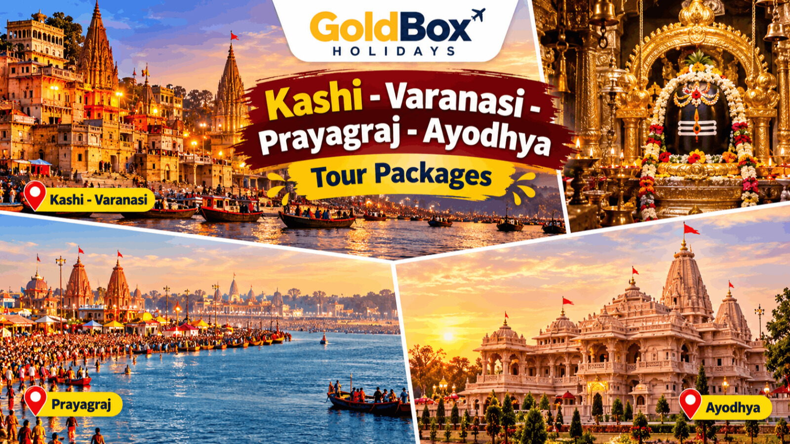 Kashi-Varanasi-Prayagraj-Ayodhya Tour Packages