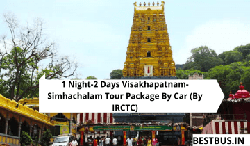 1 Night-2 Days Visakhapatnam-Simhachalam Tour Package