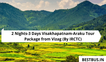 2 Nights-3 Days Visakhapatnam-Araku Tour Package from Vizag