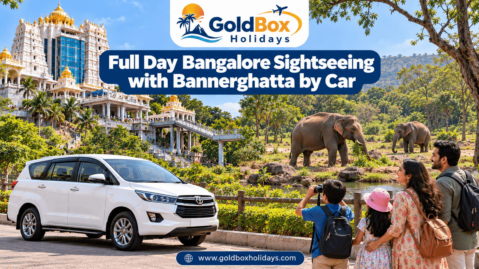 Full Day Bangalore Sightseeing with Bannerghatta by Car
