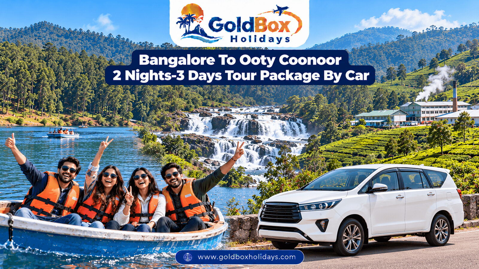 Bangalore To Ooty Coonoor 2 Nights-3 Days Tour Package By Car