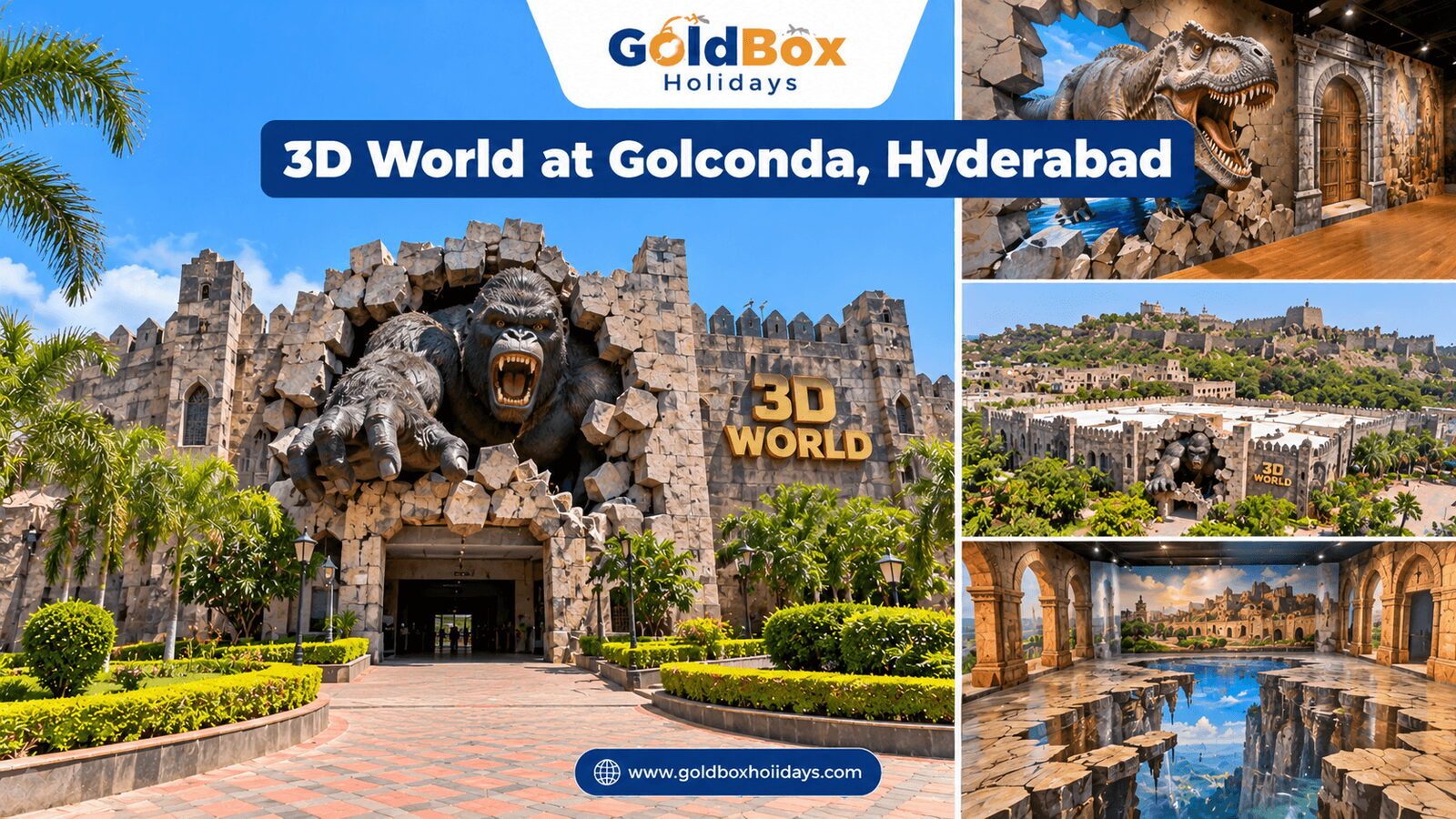 3D World at Golconda in Hyderabad - views of the place