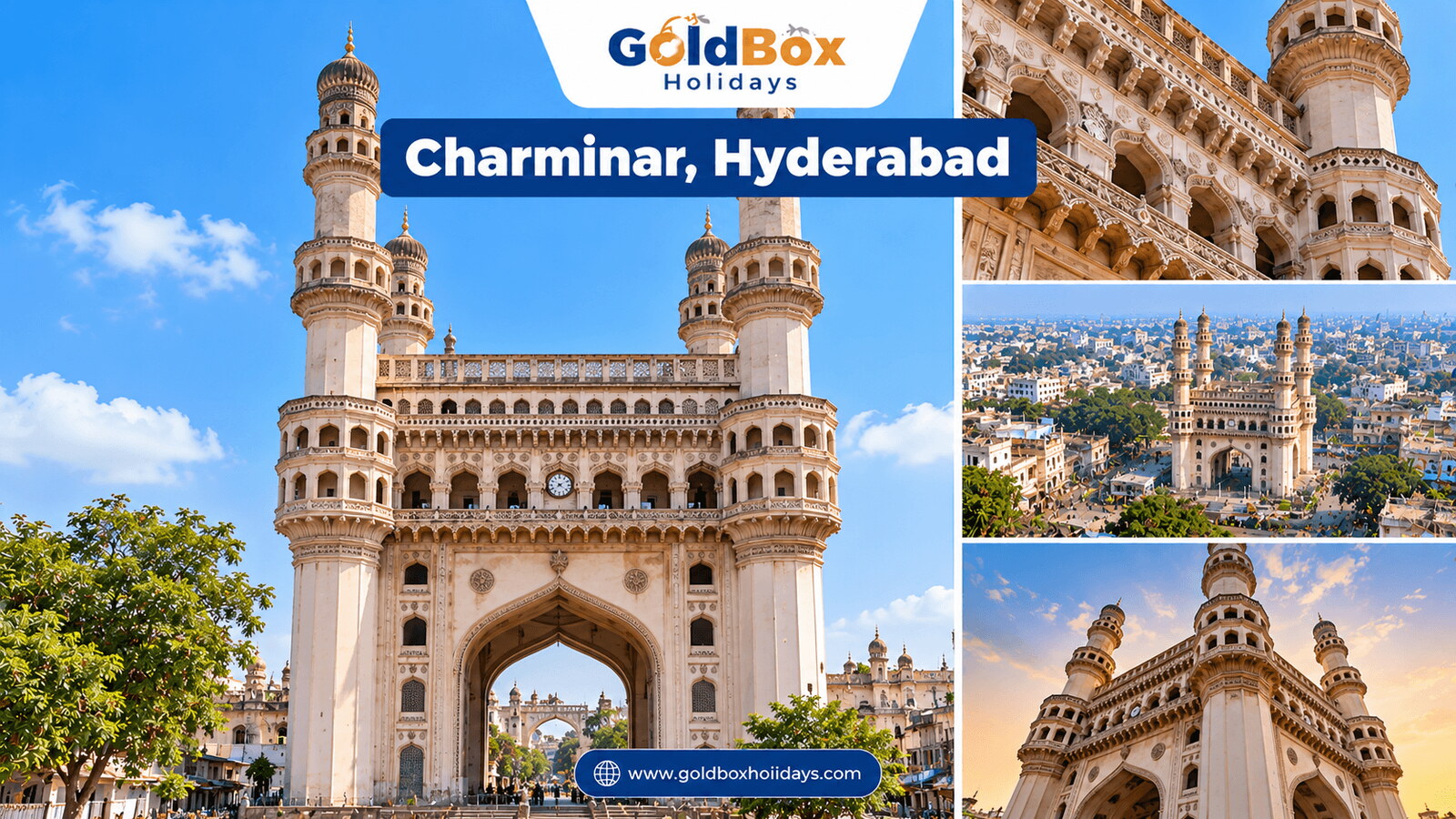 Charminar in Hyderabad - views of the place