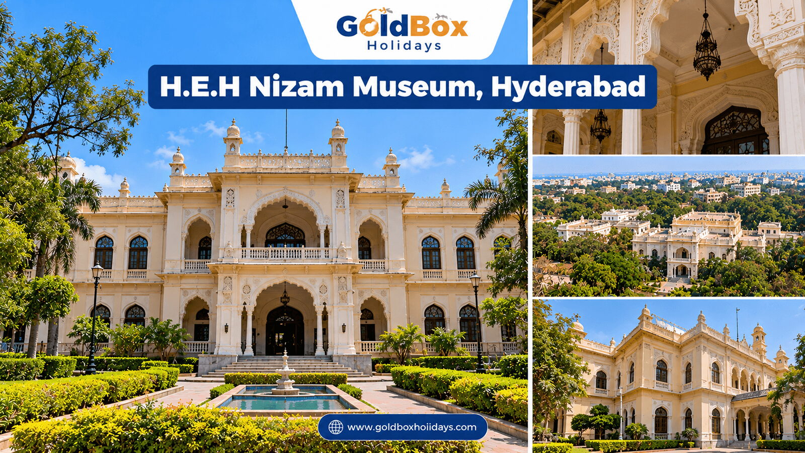 H.E.H Nizam Museum in Hyderabad - views of the place
