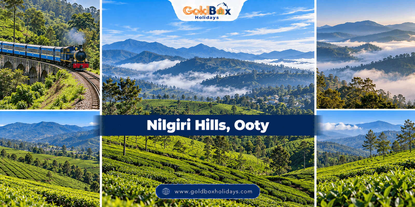 Nilgiri Hills, Ooty - views of Nilgiri Hills