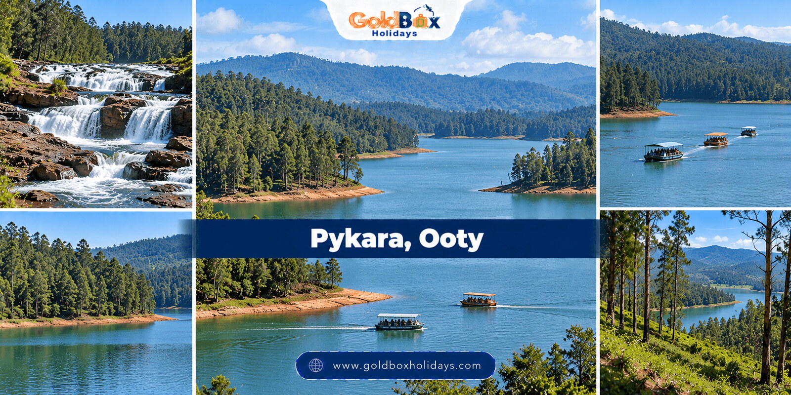Pykara, Ooty - views of Pykara Lake and Falls