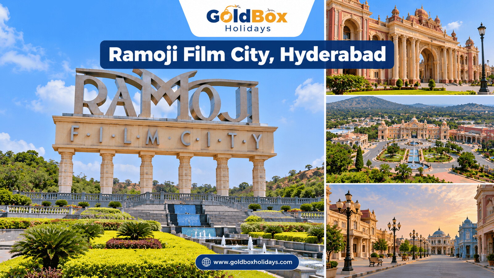Ramoji Film City in Hyderabad - views of the place