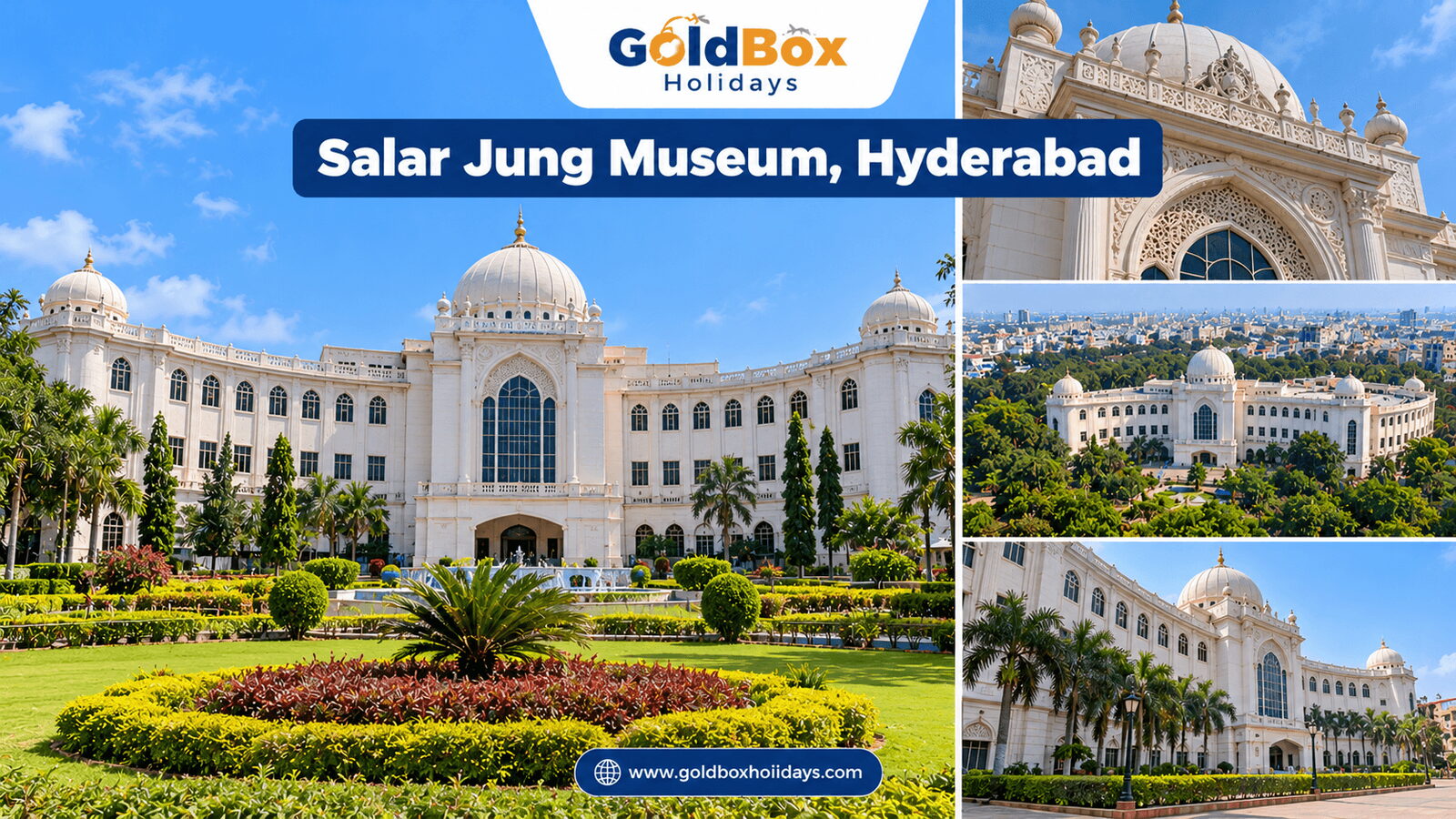 Salar Jung Museum in Hyderabad - views of the place