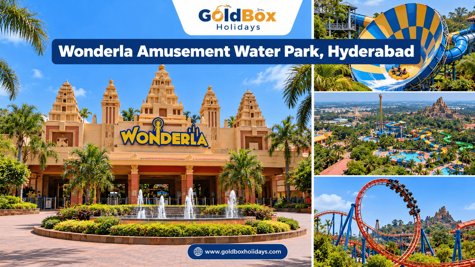 Wonderla Amusement Water Park in Hyderabad - views of the place